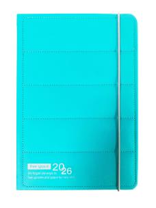 Opakowanie Kalendarz 2026 A5 LUX dzienny north face V2 turkusowy K-A5D NF