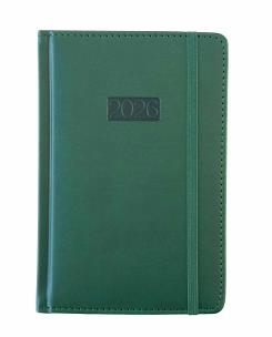Opakowanie Kalendarz 2026 A5 LUX dzienny zielony V1 K-A5D L