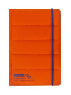 Opakowanie Kalendarz 2026 A5 LUX north face dzienny V4 pomarańczowy K-A5D NF