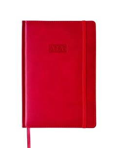 Opakowanie Kalendarz 2026 A5 LUX tygodniowy czerwony V6 K-A5T L