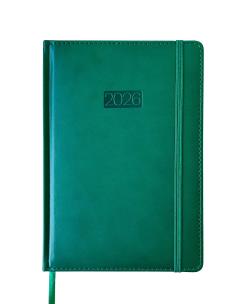 Opakowanie Kalendarz 2026 A5 LUX tygodniowy zielony V1 K-A5T L