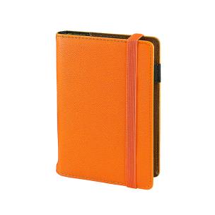 Kalendarz 2026 A5 tygodniowy na gumkę pomarańczowy KT41B-25. Wydawca: I-DROPS. Multiszop.pl Opakowanie Kalendarz 2026 A5 tygodniowy na gumkę pomarańczowy KT41B-25