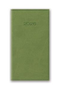 Opakowanie Kalendarz 2026 A6 tygodniowy kieszonkowy Vivella Jasnozielony