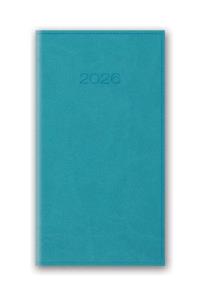 Opakowanie Kalendarz 2026 A6 tygodniowy kieszonkowy Vivella Turkusowy