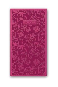 Opakowanie Kalendarz 2026 A6 tygodniowy Vivella Relief Amarantowy