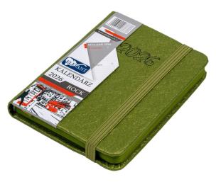 Opakowanie Kalendarz 2026 A7 tyg Rock oliwkowy