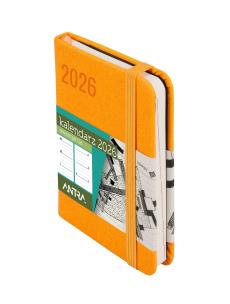 Okładka książki Kalendarz 2026 Awangarda A7 TDW pomarańczowy