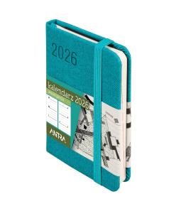 Okładka książki Kalendarz 2026 Awangarda A7 TDW turkusowy