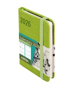 Okładka książki Kalendarz 2026 Awangarda A7 TDW zielony