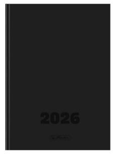 Kalendarz 2026 B5 dzienny Szefa DTP czarny HERLITZ. Wydawca: HERLITZ. Multiszop.pl Opakowanie Kalendarz 2026 B5 dzienny Szefa DTP czarny HERLITZ