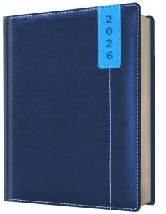 Kalendarz 2026 B6 dzienny niebieski. Wydawca: Evena. Multiszop.pl Opakowanie Kalendarz 2026 B6 dzienny niebieski