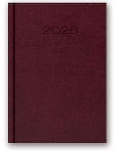 Opakowanie Kalendarz 2026 B6 dzienny Vivella Bordowy