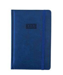 Opakowanie Kalendarz 2026 B6 LUX dzienny niebieski V2 K-B6DL