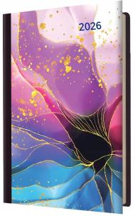 Kalendarz 2026 B6 tygodniowy akwarela. Wydawca: Evena. Multiszop.pl Opakowanie Kalendarz 2026 B6 tygodniowy akwarela