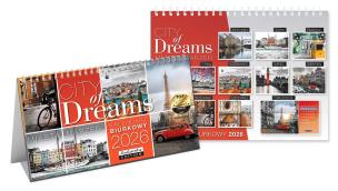 Opakowanie Kalendarz 2026 biurkowy City of Dreams