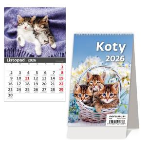 Opakowanie Kalendarz 2026 biurkowy pionowy miesięczny HELMA