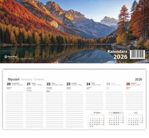 Opakowanie Kalendarz 2026 biurkowy poziomy mix