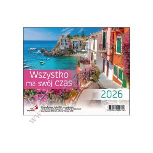 Opakowanie Kalendarz 2026 biurkowy wszystko ma swój czas