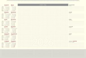 Opakowanie Kalendarz 2026 biuwar