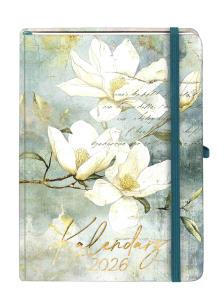 Okładka książki Kalendarz 2026 Botanical B6 TDW Magnolia