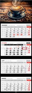 Opakowanie Kalendarz 2026 czterodzielny premium cappucino