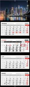 Opakowanie Kalendarz 2026 czterodzielny premium city