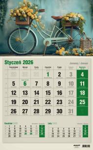 Opakowanie Kalendarz 2026 jednodzielny eko MIX