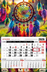 Opakowanie Kalendarz 2026 jednodzielny łapacz snów