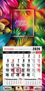 Opakowanie Kalendarz 2026 jednodzielny mini glamour