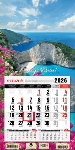 Opakowanie Kalendarz 2026 jednodzielny mini Grecja