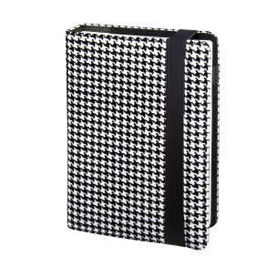 Kalendarz 2026 Modena premium A5 tygodniowy na gumkę czarno-biały KTP-25MD. Wydawca: I-DROPS. Multiszop.pl Opakowanie Kalendarz 2026 Modena premium A5 tygodniowy na gumkę czarno-biały KTP-25MD