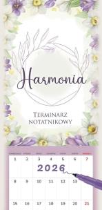 Opakowanie Kalendarz 2026 notatnikowy 46x22cm Harmonia