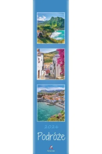 Opakowanie Kalendarz 2026 paskowy Podróże