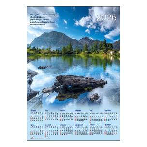 Opakowanie Kalendarz 2026 plakatowy duży góry