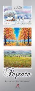 Opakowanie Kalendarz 2026 pocztówkowy 12,5x33cm Pejzaże...