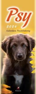 Opakowanie Kalendarz 2026 pocztówkowy 12,5x33cm Psy