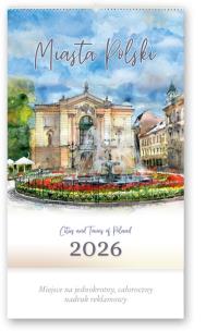 Opakowanie Kalendarz 2026 reklamowy Miasta Polski