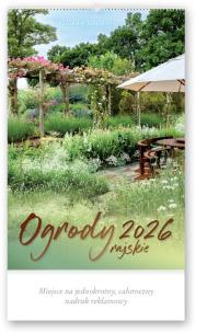 Opakowanie Kalendarz 2026 reklamowy Ogrody rajskie