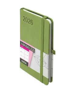 Okładka książki Kalendarz 2026 Rubi A6 TDW zielony