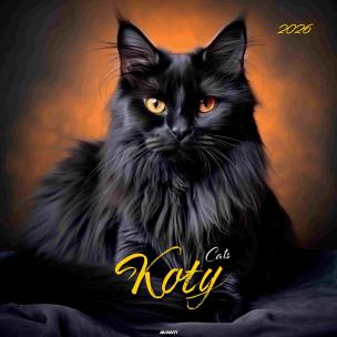 Opakowanie Kalendarz 2026 ścienny 32x32cm Koty