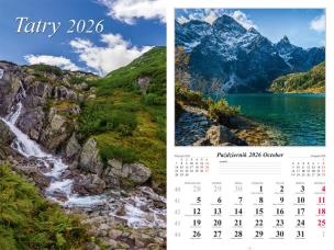 Kalendarz 2026 ścienny 7-k Tatry. Wydawca: Radwan. Multiszop.pl Opakowanie Kalendarz 2026 ścienny 7-k Tatry