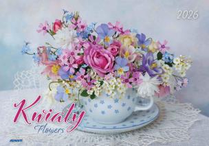 Opakowanie Kalendarz 2026 ścienny albumowy 28,5x20cm Kwiaty