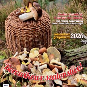 Opakowanie Kalendarz 2026 ścienny albumowy 30x30cm Grzybiarza
