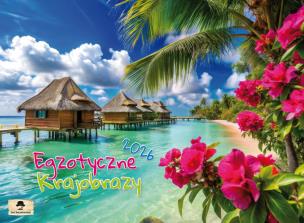 Opakowanie Kalendarz 2026 ścienny albumowy egzetyczna obrazy