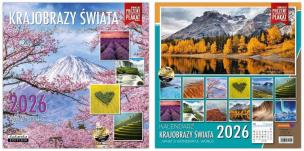Opakowanie Kalendarz 2026 ścienny Classic Krajobrazy świata