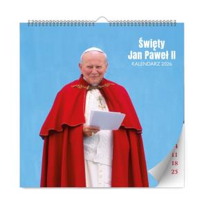 Opakowanie Kalendarz 2026 ścienny Jan Paweł II