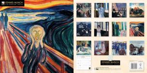 Opakowanie Kalendarz 2026 ścienny kwadrat Edvard Munch