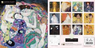 Opakowanie Kalendarz 2026 ścienny kwadrat Gustav Klimt