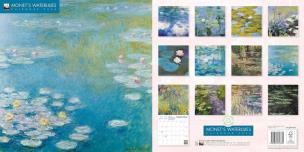 Opakowanie Kalendarz 2026 ścienny Lilie wodne Claude