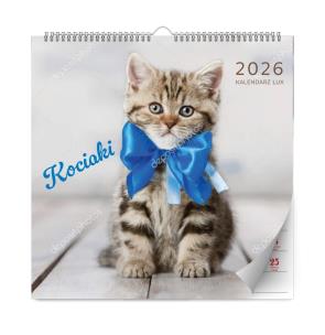 Opakowanie Kalendarz 2026 ścienny lux kociaki